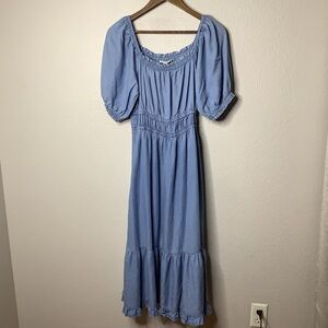 Indigo Rose Cottagecore Women's Dress